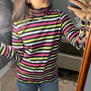 Adorable flexible size colourful turtle neck